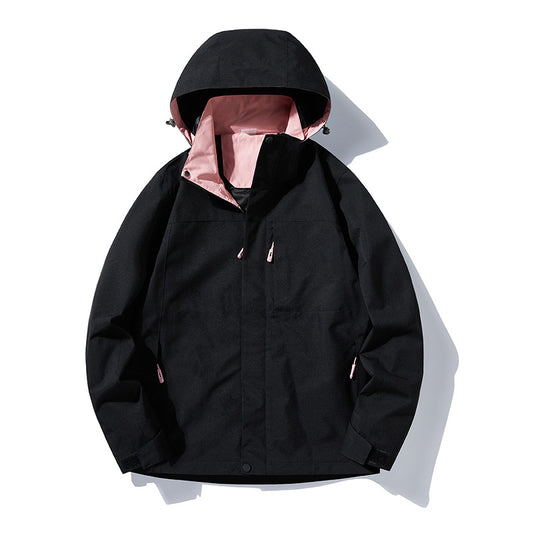 Hardshell jacket women's single-layer waterproof clothing